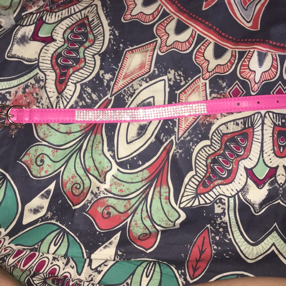 NWT Pink Bling Dog Collar